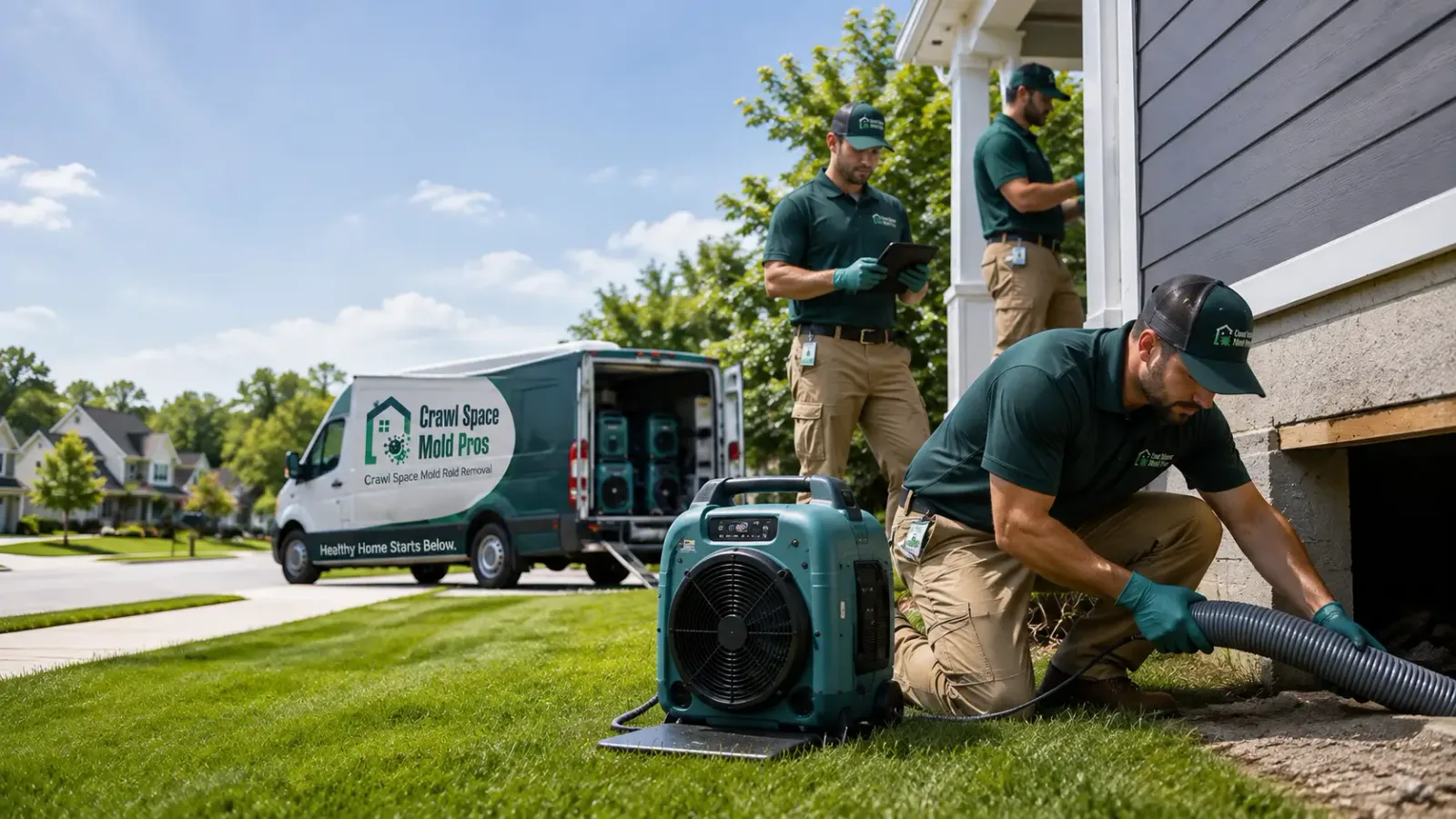 Crawl Space Mold Removal in Pomfret, CT